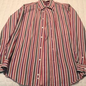 💚Faconnable shirt. Long sleeve. Large. Excellent condition.